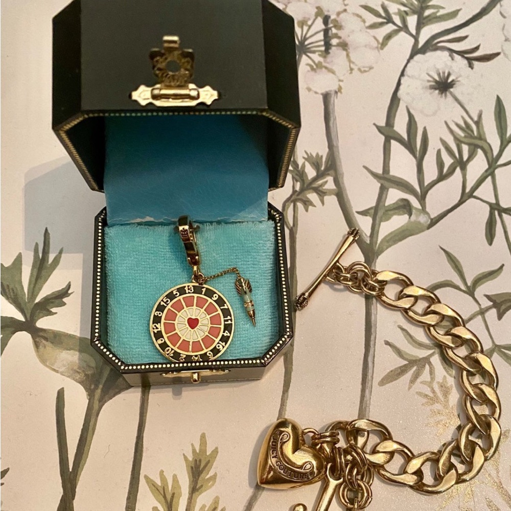 Juicy couture rare dartboard Charm